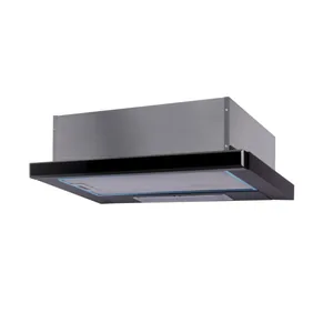 Hotă 2 motoare Studio Casa Lean 3D Black Vitro