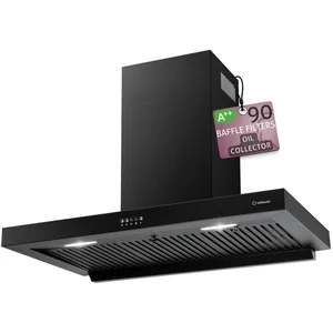 Hotă decorativă Turbionaire Chef 90 Wall Pro Black