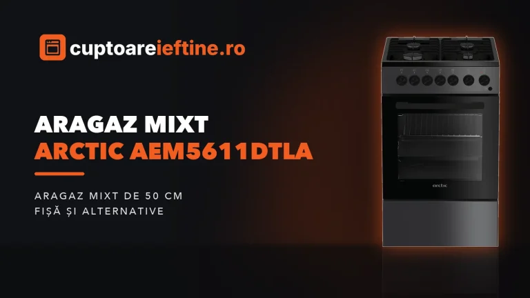 Aragaz mixt Arctic AEM5611DTLA: ce oferă, minusuri și alternative