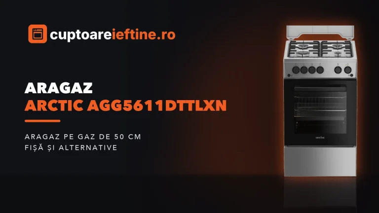 Aragaz Arctic AGG5611DTTLXN: ce oferă, minusuri și alternative