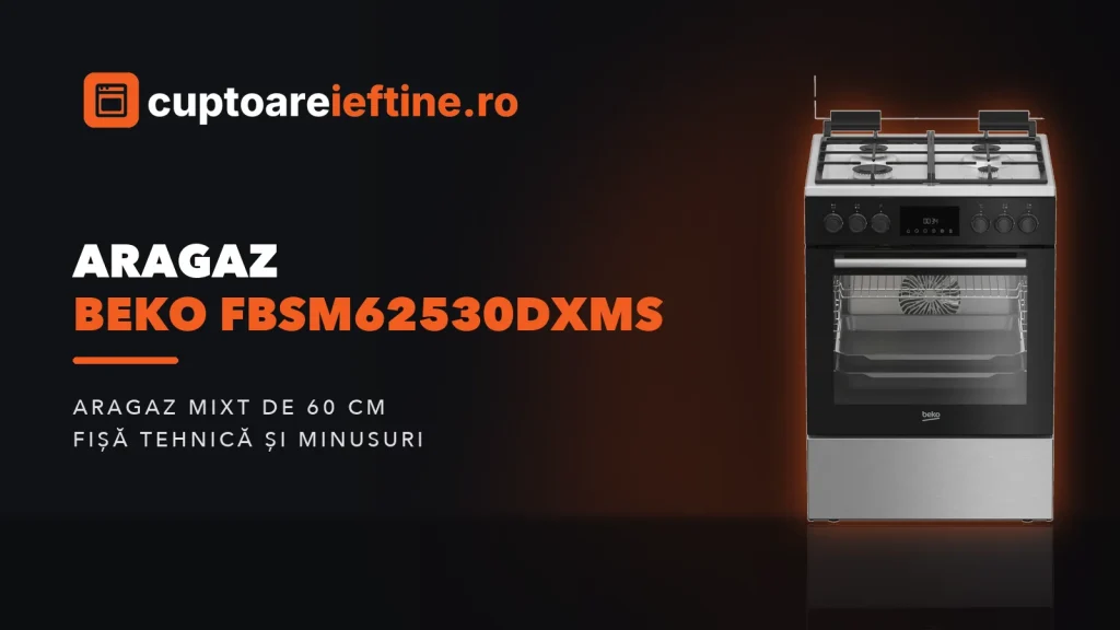 Aragaz Beko FBSM62530DXMS: ce oferă, minusuri și alternative
