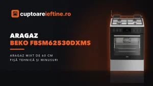 Aragaz Beko FBSM62530DXMS: ce oferă, minusuri și alternative