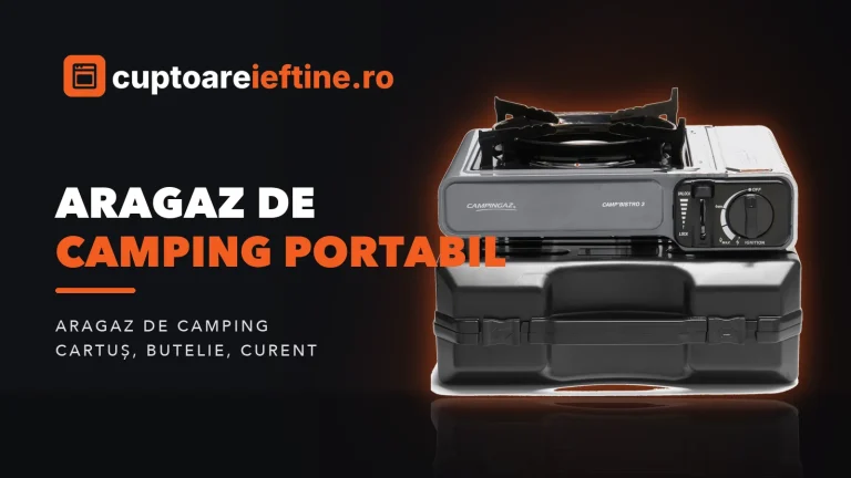 Aragaz de camping portabil: pe cartușe, butelie sau electric