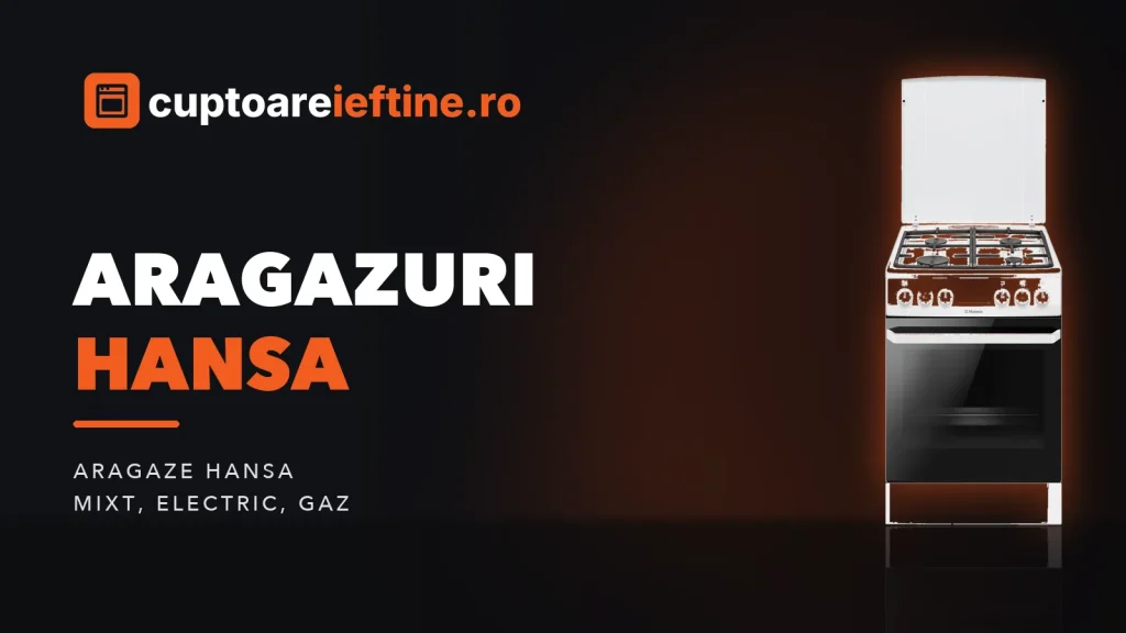 Aragazuri Hansa: modele mixte, electrice și pe gaz