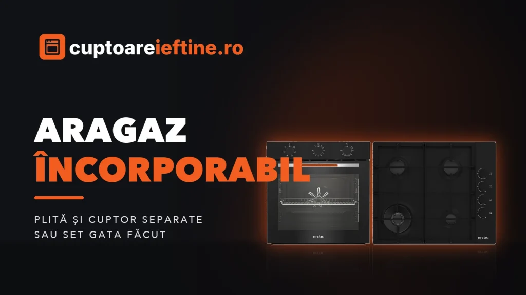 Aragaz încorporabil: plită și cuptor încorporabil sau set