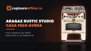 Aragaz rustic Studio Casa FE60 Avena: ce oferă și alternative