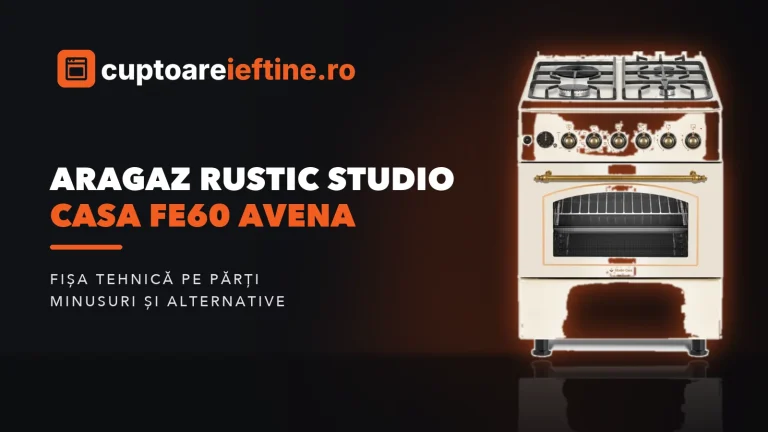 Aragaz rustic Studio Casa FE60 Avena: ce oferă și alternative