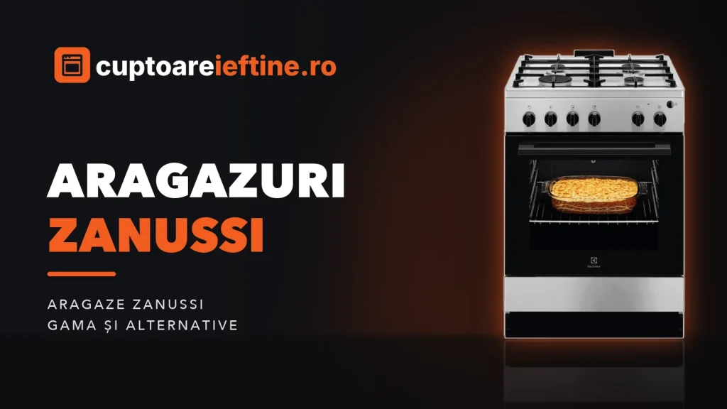 Aragazuri Zanussi: modele actuale și variante pe gaz