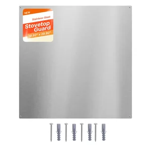 Panou de perete din inox 76 x 76 cm