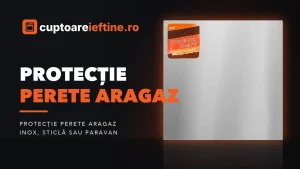 Protecție perete aragaz: panou din sticlă, inox sau paravan
